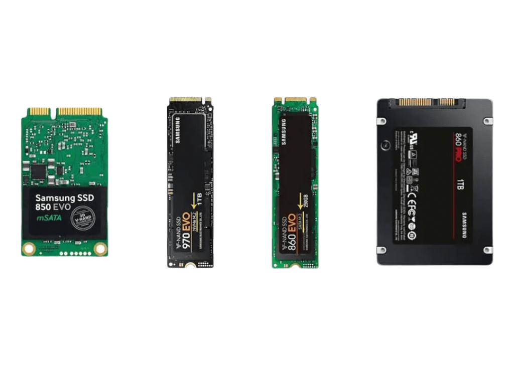 different types of ssd. 